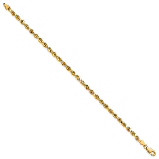 Gold (10K & 14K) Diamond-Cut Rope Chain — 3.25 mm