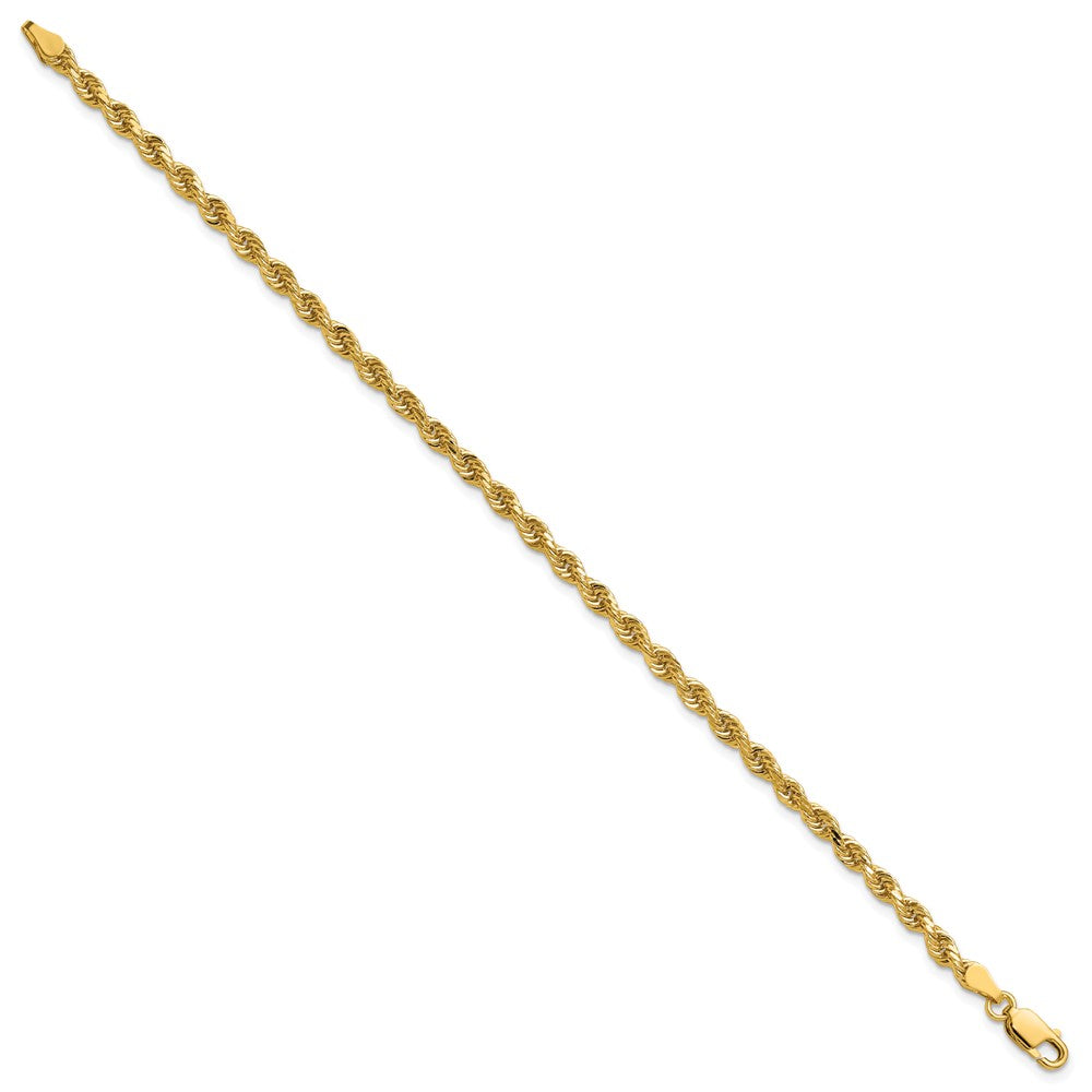 Gold (10K & 14K) Diamond-Cut Rope Chain — 3.25 mm