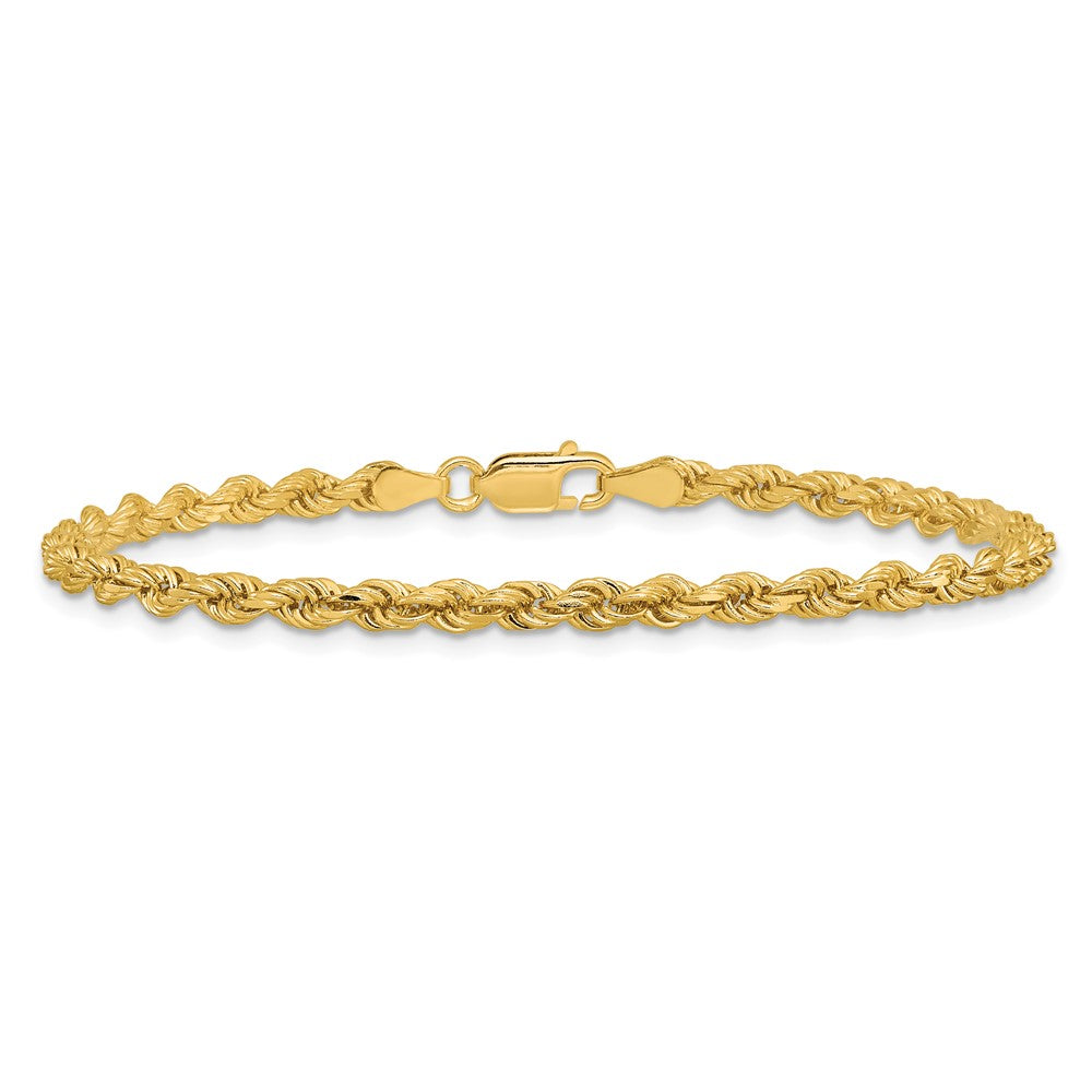 Gold (10K & 14K) Diamond-Cut Rope Chain — 3.25 mm