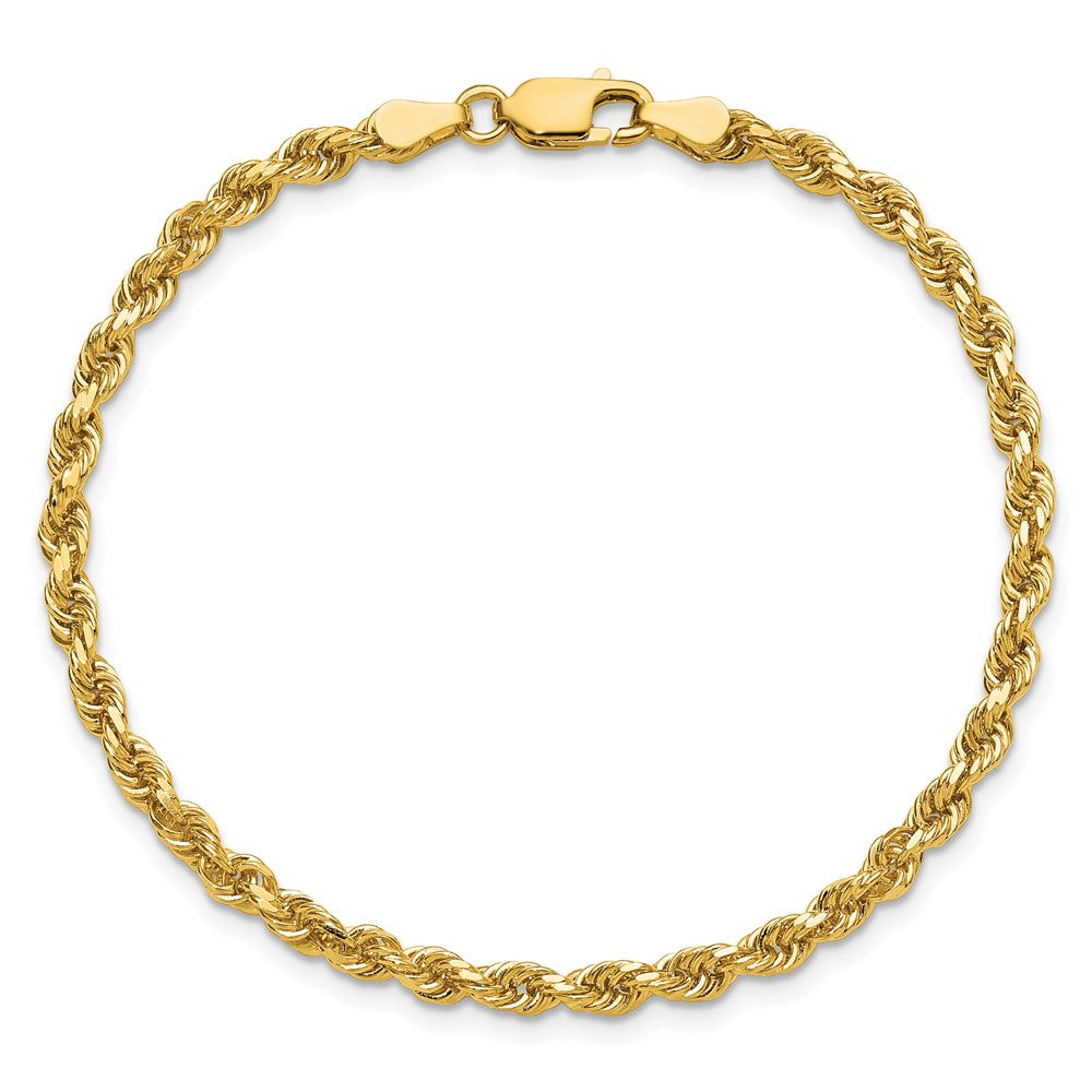 Gold (10K & 14K) Diamond-Cut Rope Chain — 3.25 mm