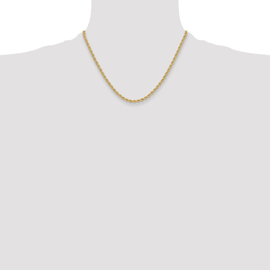 Gold (10K & 14K) Regular Rope Chains — 3.3 mm