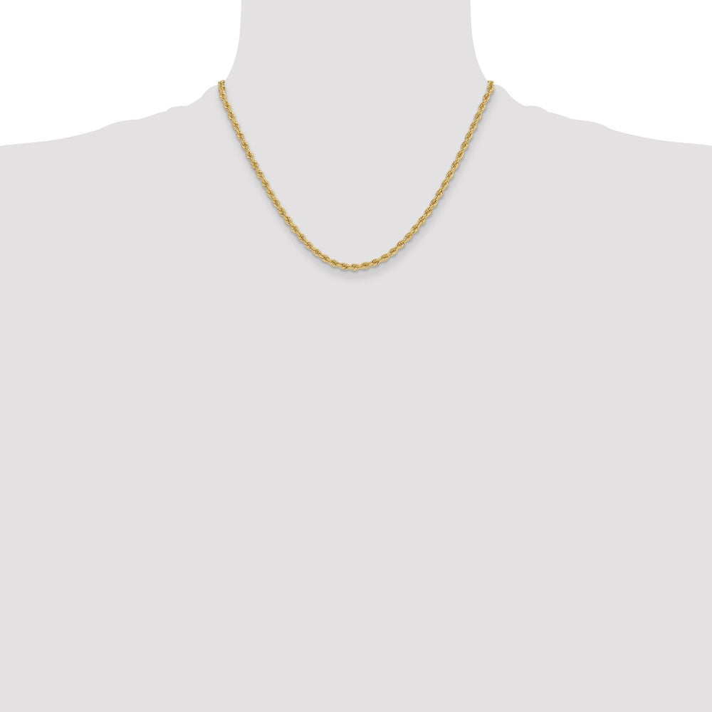 Gold (10K & 14K) Regular Rope Chains — 3.3 mm