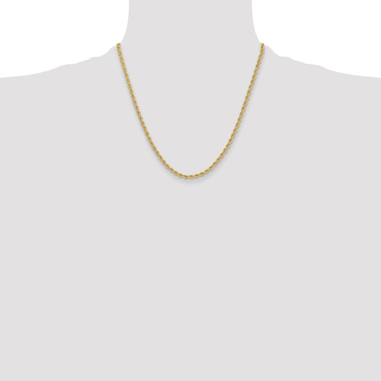 Gold (10K & 14K) Regular Rope Chains — 3.3 mm