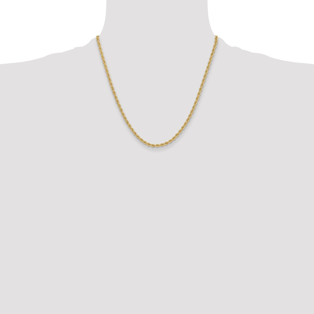 Gold (10K & 14K) Regular Rope Chains — 3.3 mm
