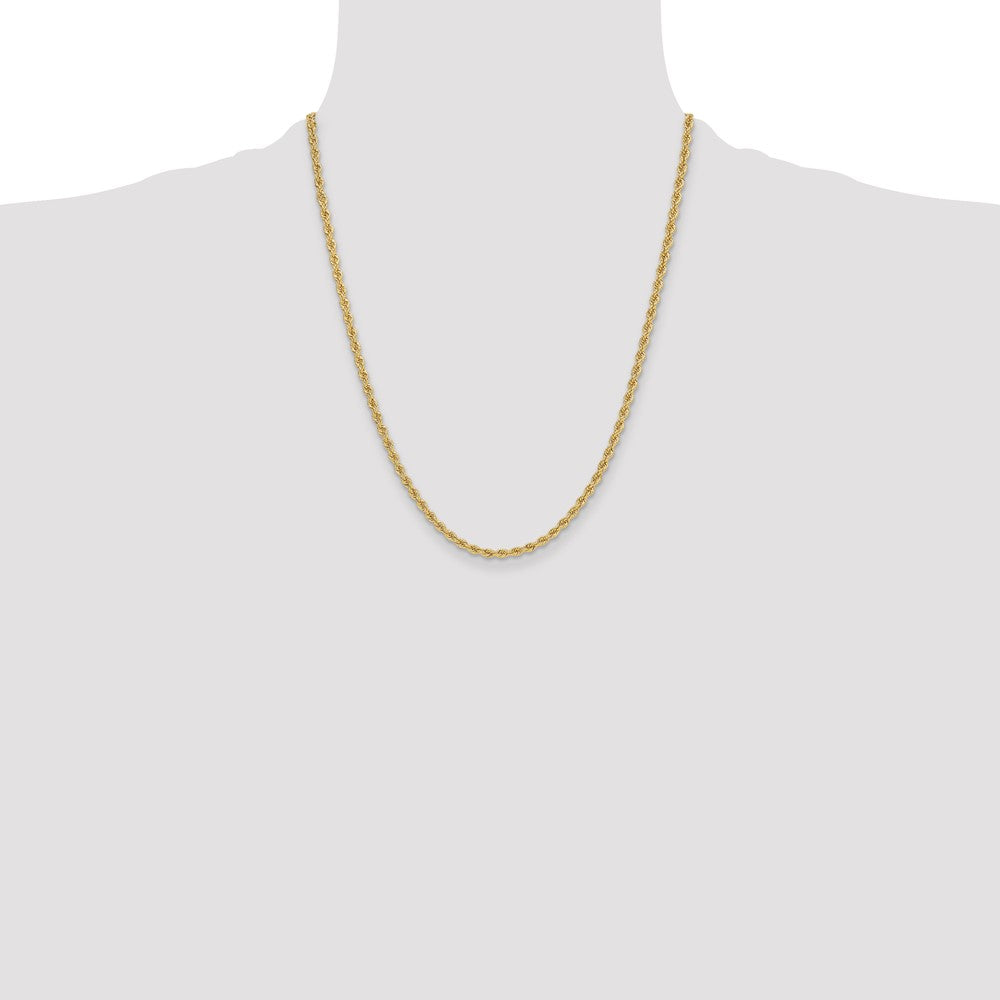 Gold (10K & 14K) Regular Rope Chains — 3.3 mm