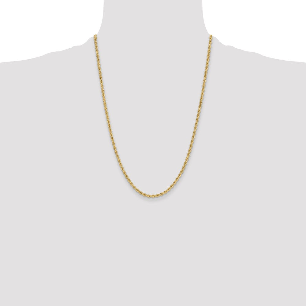 Gold (10K & 14K) Regular Rope Chains — 3.3 mm
