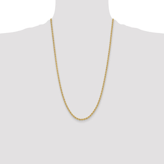 Gold (10K & 14K) Regular Rope Chains — 3.3 mm