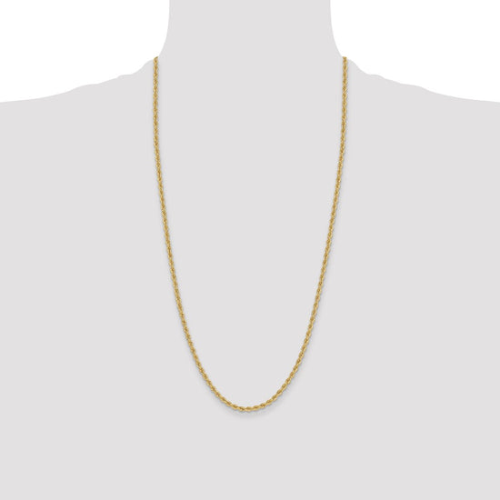 Gold (10K & 14K) Regular Rope Chains — 3.3 mm