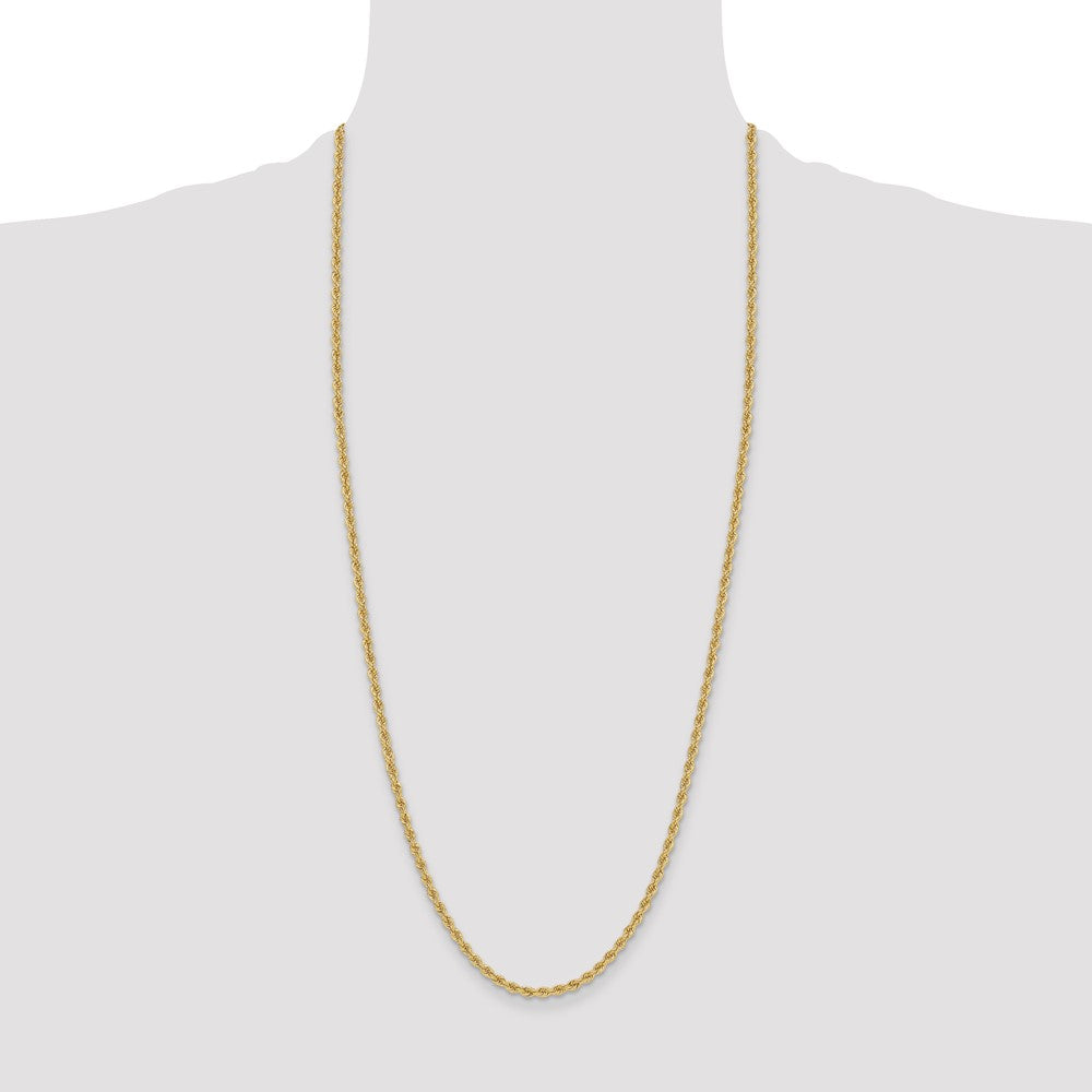 Gold (10K & 14K) Regular Rope Chains — 3.3 mm