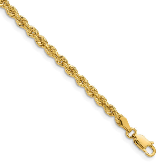 Gold (10K & 14K) Regular Rope Chains — 3.3 mm