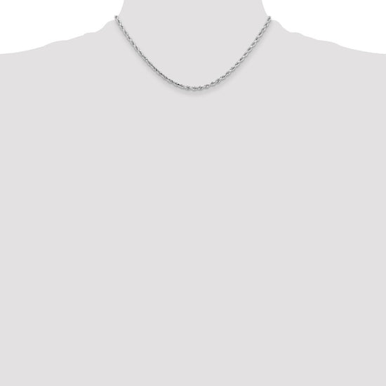 Gold (10K & 14K) Diamond-Cut Rope Chain — 3.25 mm