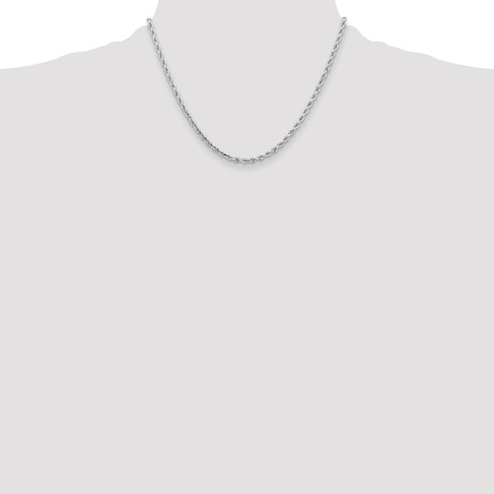 Gold (10K & 14K) Diamond-Cut Rope Chain — 3.25 mm