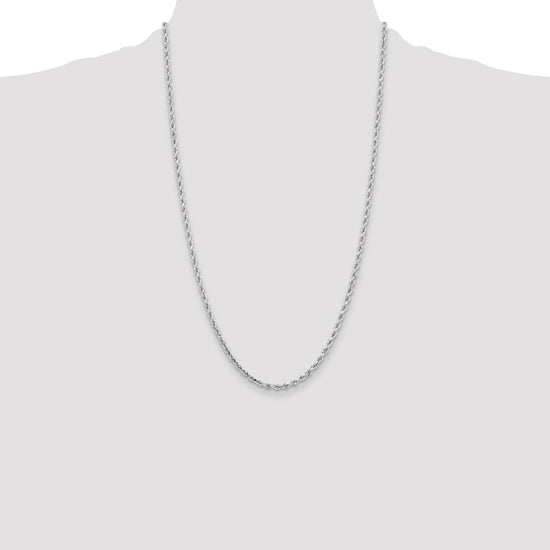 Gold (10K & 14K) Diamond-Cut Rope Chain — 3.25 mm