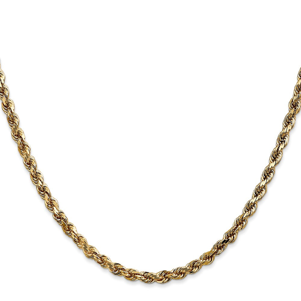 Gold (10K & 14K) Diamond-Cut Rope Chain — 3.5 mm