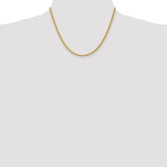 Gold (10K & 14K) Regular Rope Chains — 3.65 mm