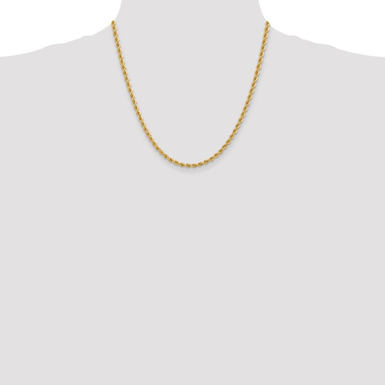 Gold (10K & 14K) Regular Rope Chains — 3.65 mm
