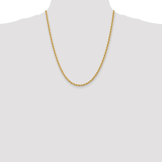 Gold (10K & 14K) Regular Rope Chains — 3.65 mm
