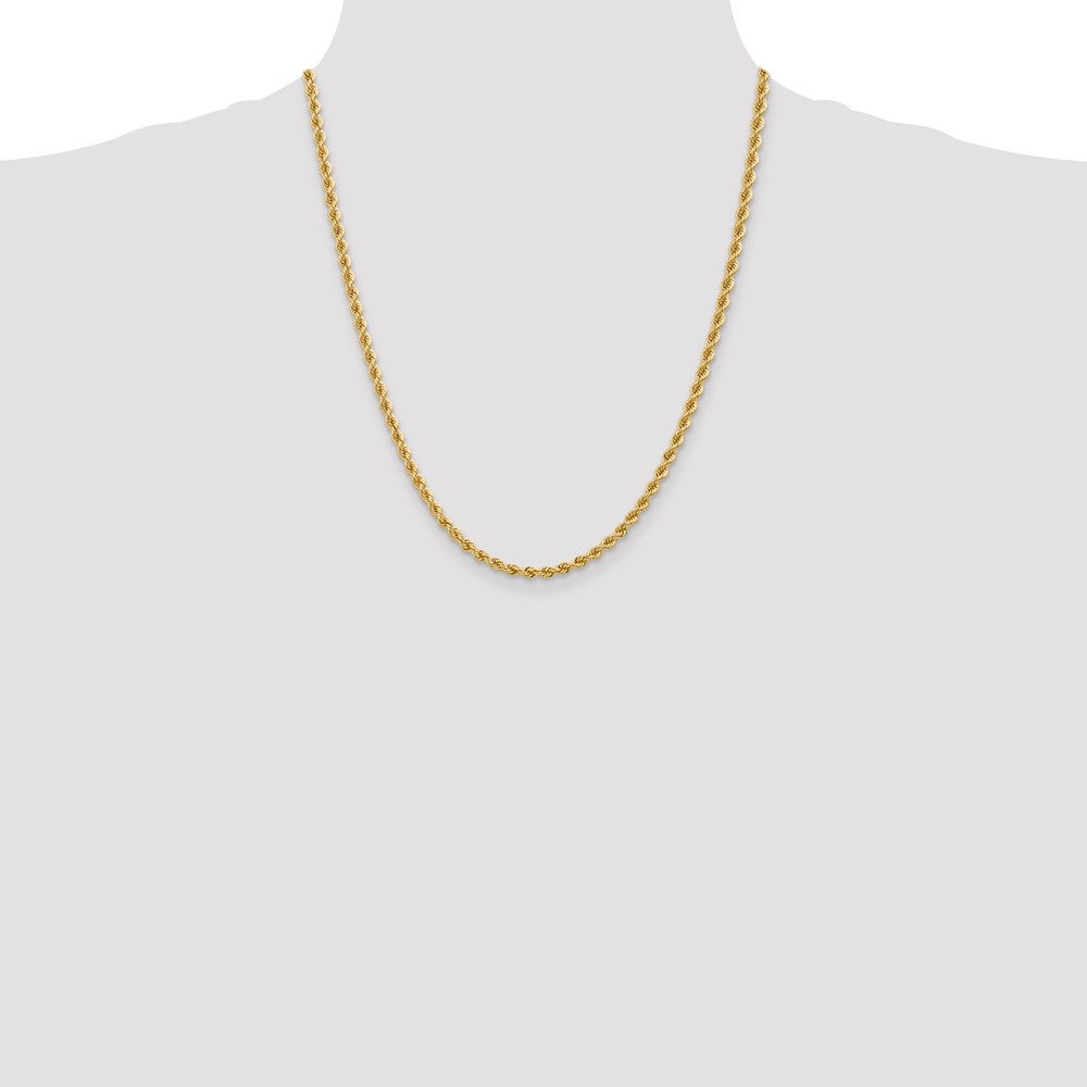 Gold (10K & 14K) Regular Rope Chains — 3.65 mm