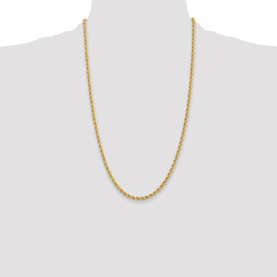 Gold (10K & 14K) Regular Rope Chains — 3.65 mm