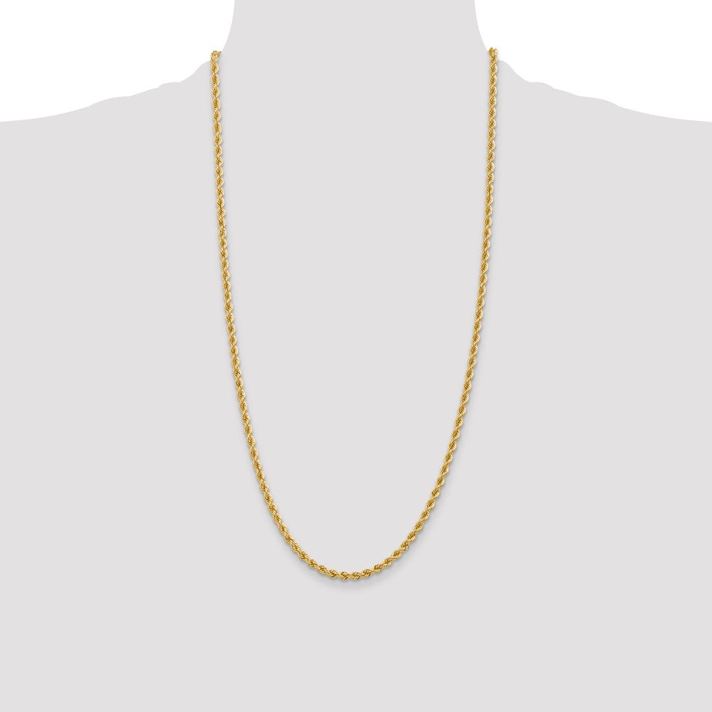 Gold (10K & 14K) Regular Rope Chains — 3.65 mm