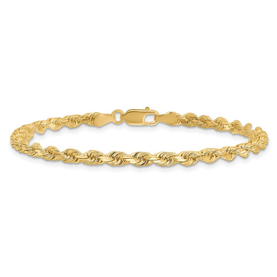 Gold (10K & 14K) Diamond-Cut Rope Chain — 3.5 mm