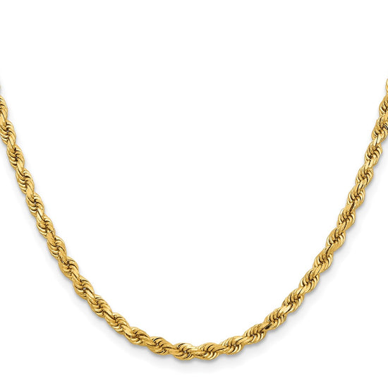 Gold (10K & 14K) Diamond-Cut Rope Chain — 3.75 mm