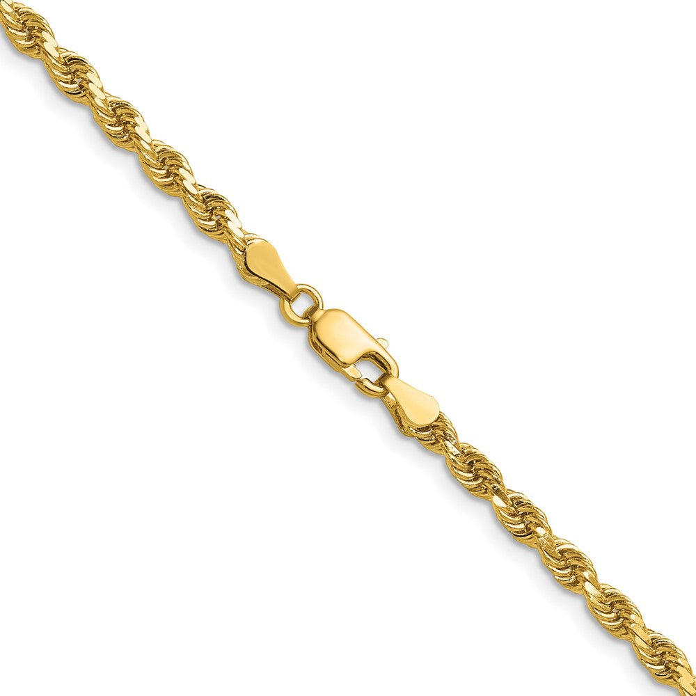 Gold (10K & 14K) Diamond-Cut Rope Chain — 3.75 mm