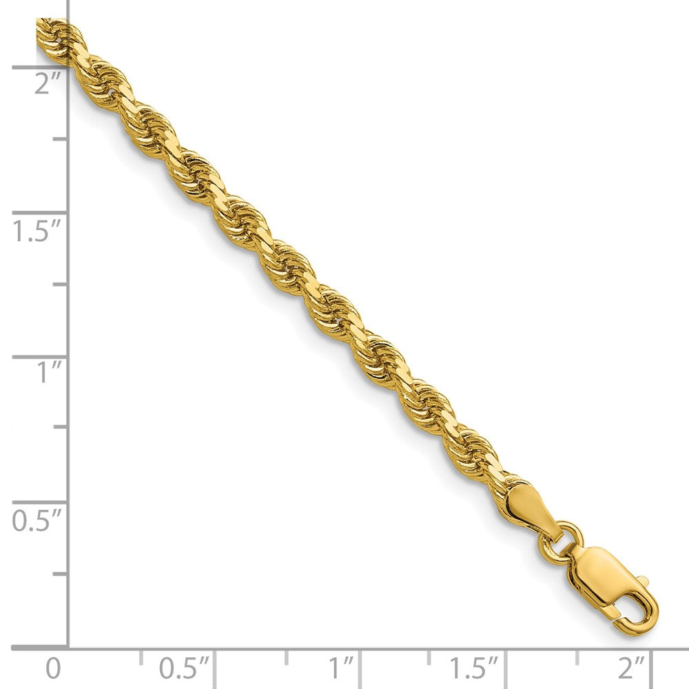Gold (10K & 14K) Diamond-Cut Rope Chain — 3.75 mm