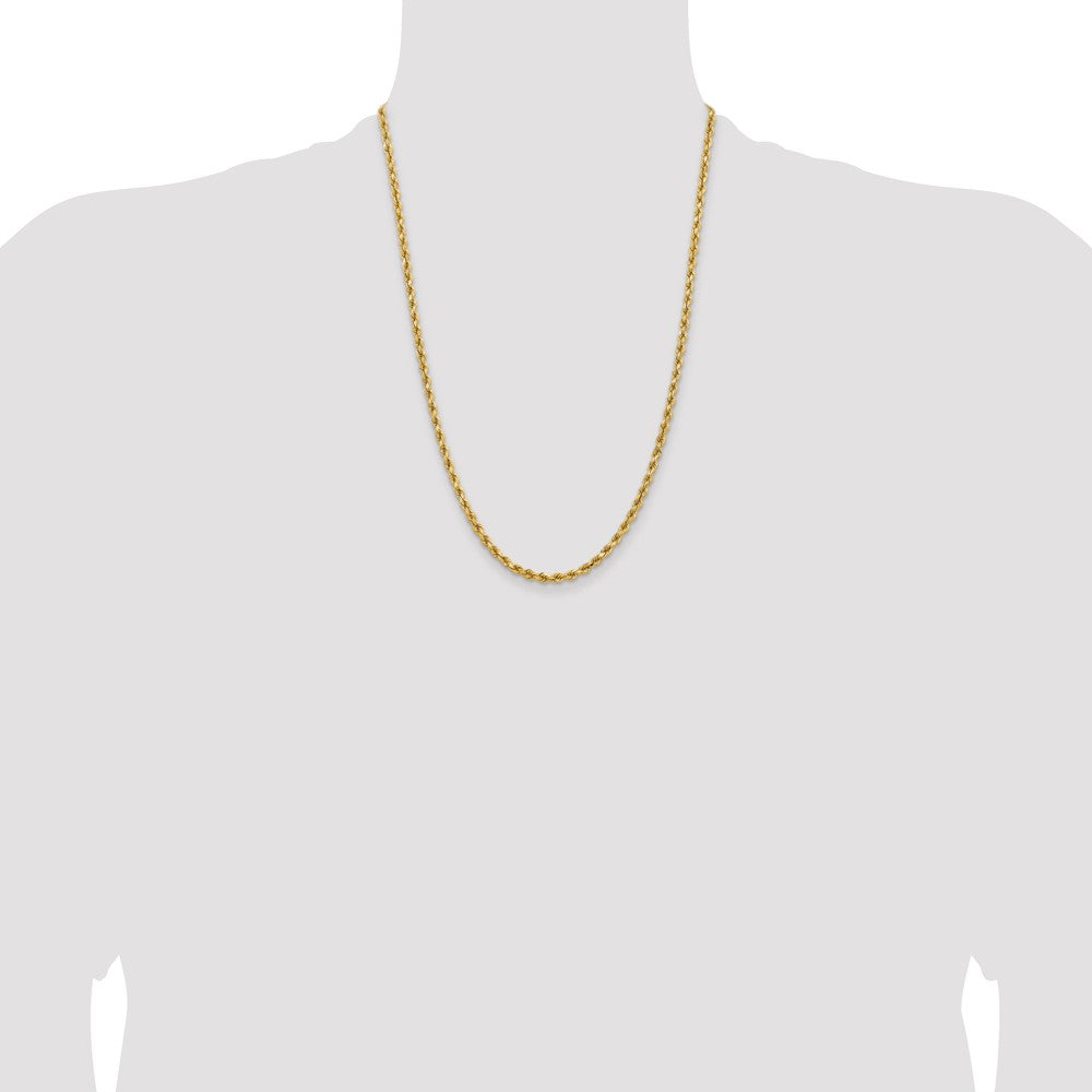 Gold (10K & 14K) Diamond-Cut Rope Chain — 3.75 mm