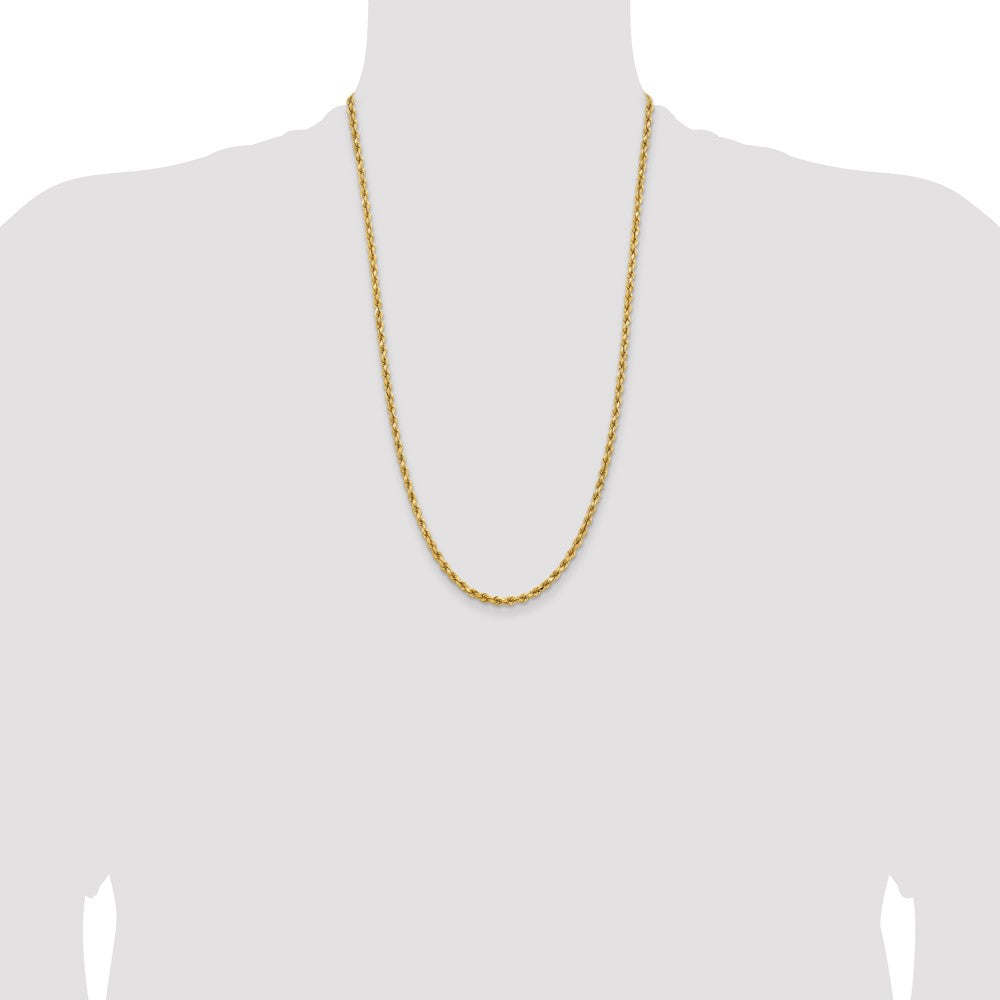 Gold (10K & 14K) Diamond-Cut Rope Chain — 3.75 mm
