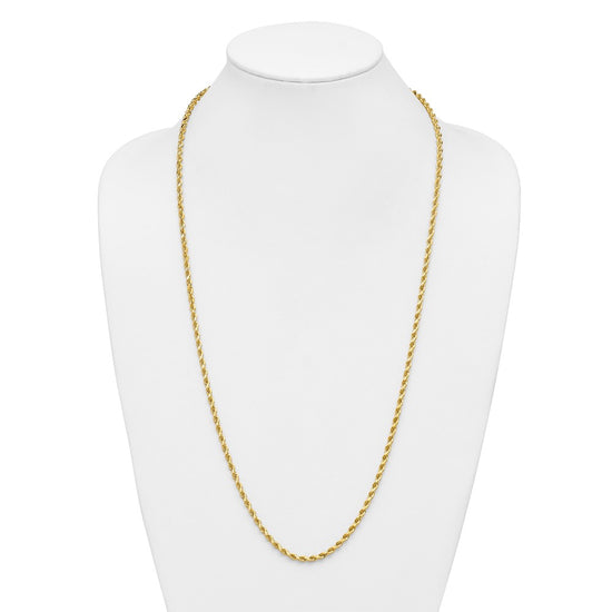 Gold (10K & 14K) Diamond-Cut Rope Chain — 3.75 mm