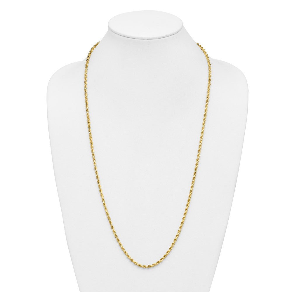 Gold (10K & 14K) Diamond-Cut Rope Chain — 3.75 mm
