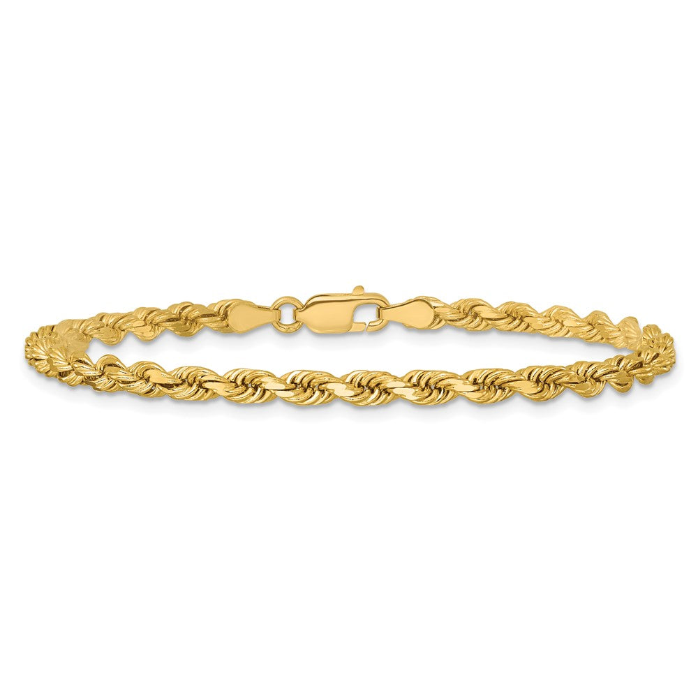 Gold (10K & 14K) Diamond-Cut Rope Chain — 3.75 mm