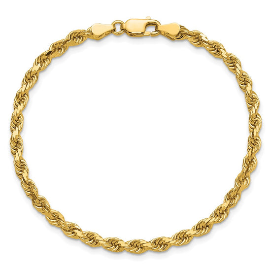 Gold (10K & 14K) Diamond-Cut Rope Chain — 3.75 mm