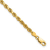 Gold (10K & 14K) Diamond-Cut Rope Chain — 3.75 mm