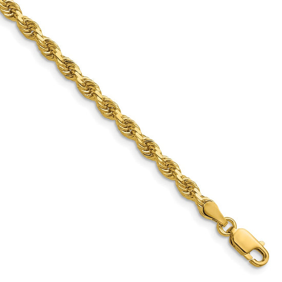 Gold (10K & 14K) Diamond-Cut Rope Chain — 3.75 mm