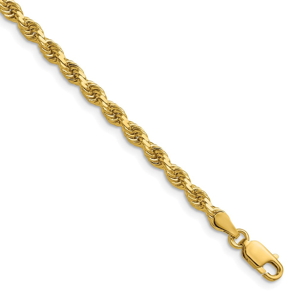 Gold (10K & 14K) Diamond-Cut Rope Chain — 3.75 mm