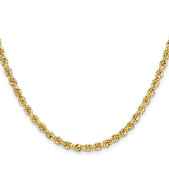 Gold (10K & 14K) Regular Rope Chains — 3.8 mm