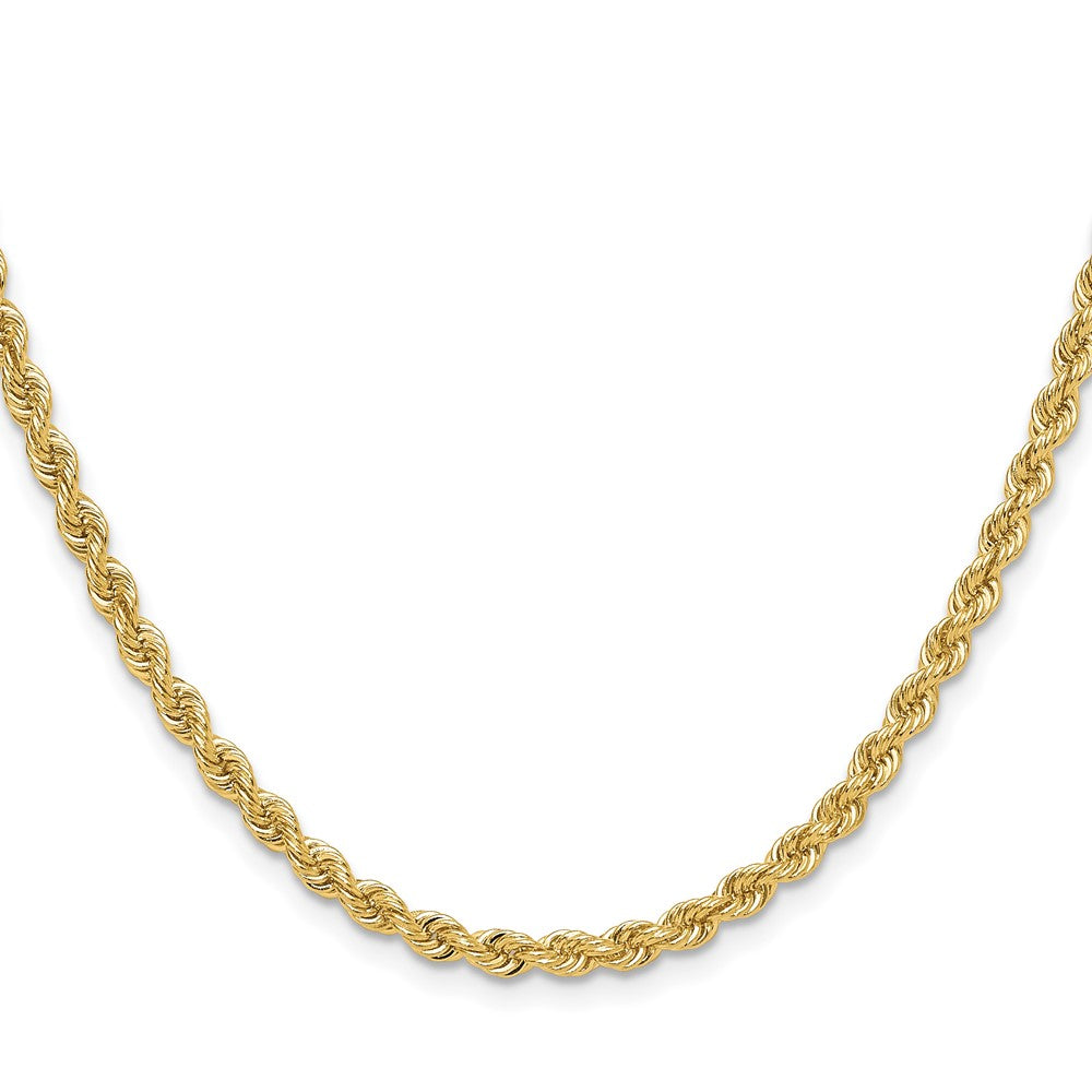 Gold (10K & 14K) Regular Rope Chains — 3.8 mm