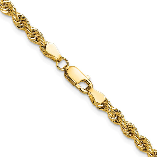 Gold (10K & 14K) Regular Rope Chains — 3.8 mm