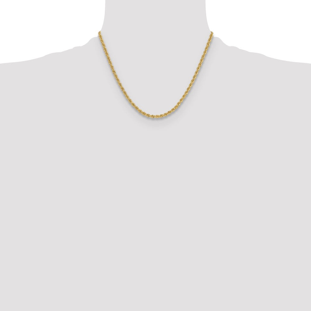 Gold (10K & 14K) Regular Rope Chains — 3.8 mm