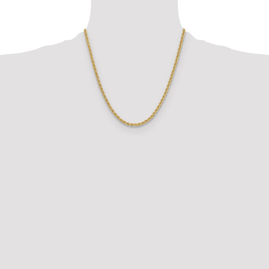 Gold (10K & 14K) Regular Rope Chains — 3.8 mm