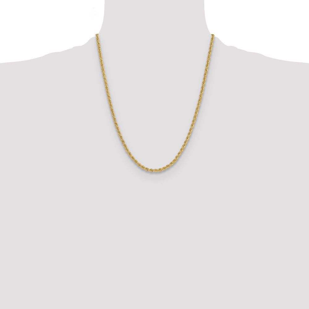 Gold (10K & 14K) Regular Rope Chains — 3.8 mm