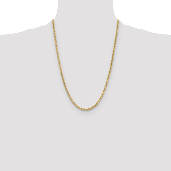 Gold (10K & 14K) Regular Rope Chains — 3.8 mm