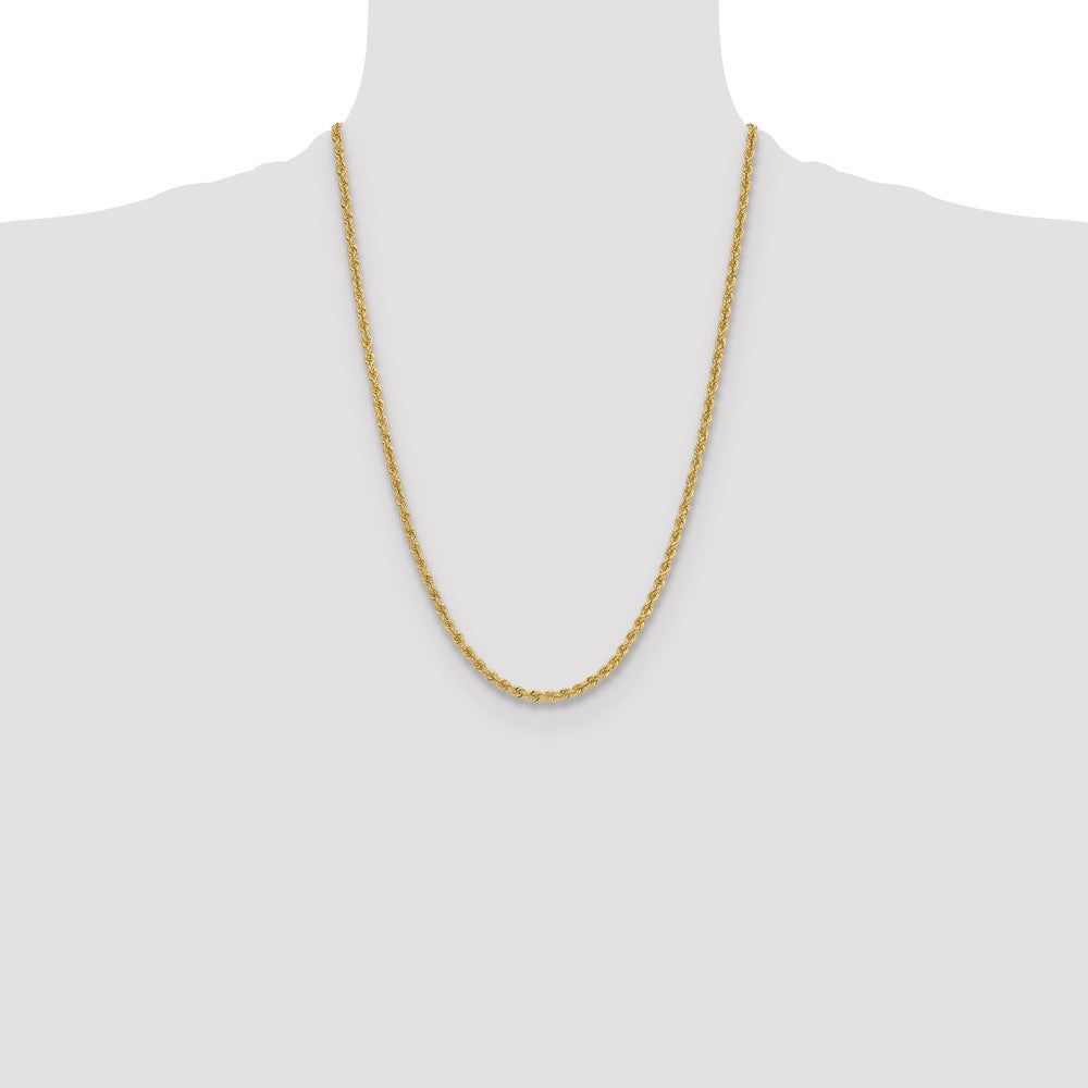 Gold (10K & 14K) Regular Rope Chains — 3.8 mm