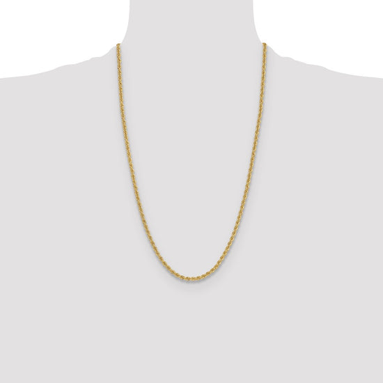 Gold (10K & 14K) Regular Rope Chains — 3.8 mm
