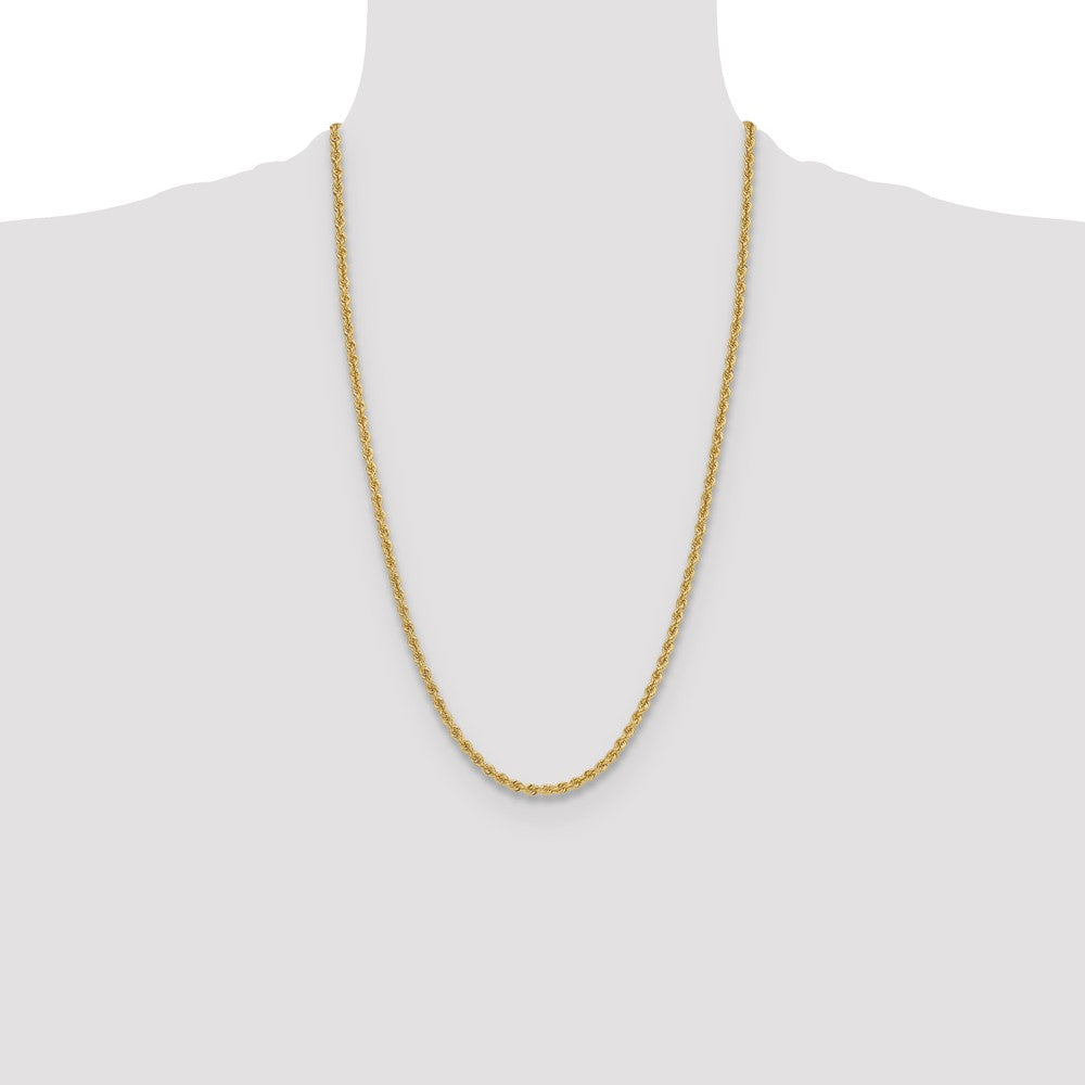 Gold (10K & 14K) Regular Rope Chains — 3.8 mm