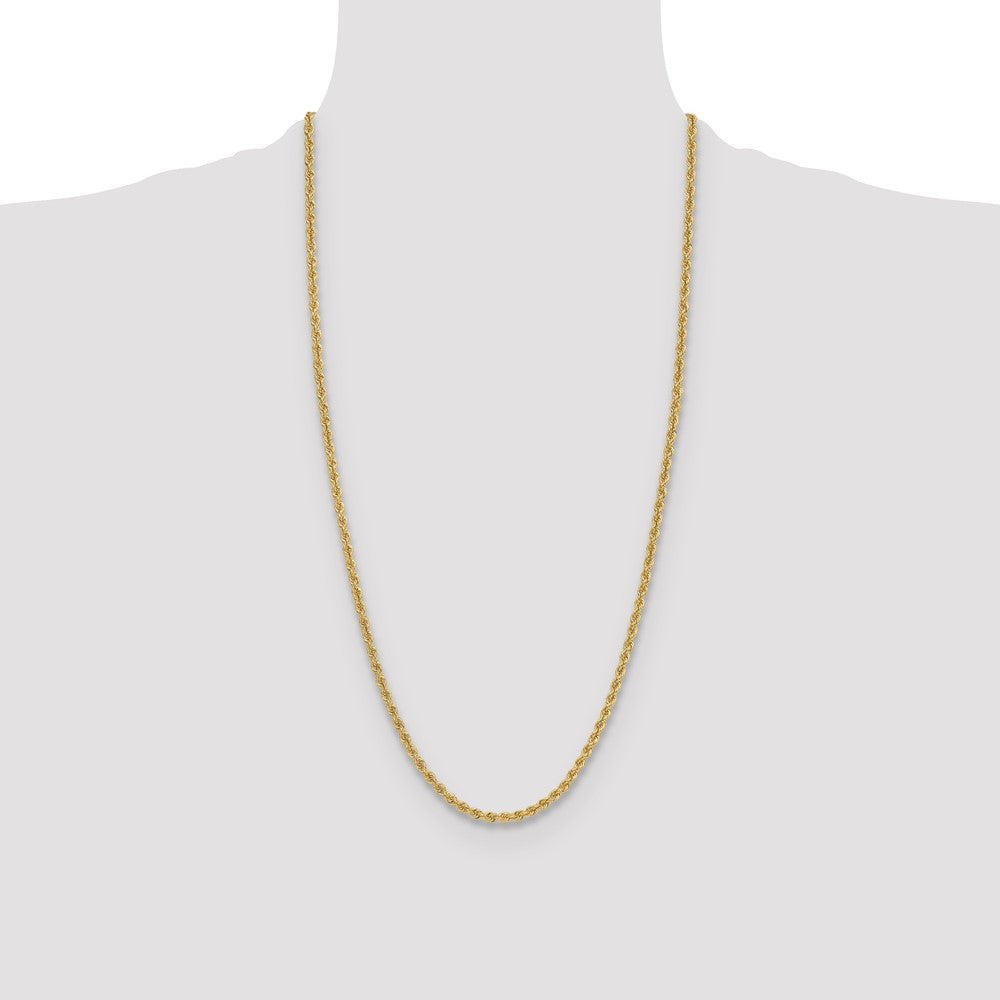 Gold (10K & 14K) Regular Rope Chains — 3.8 mm