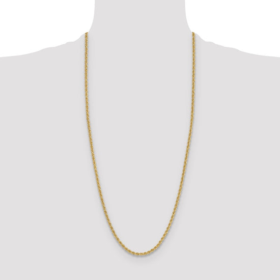 Gold (10K & 14K) Regular Rope Chains — 3.8 mm