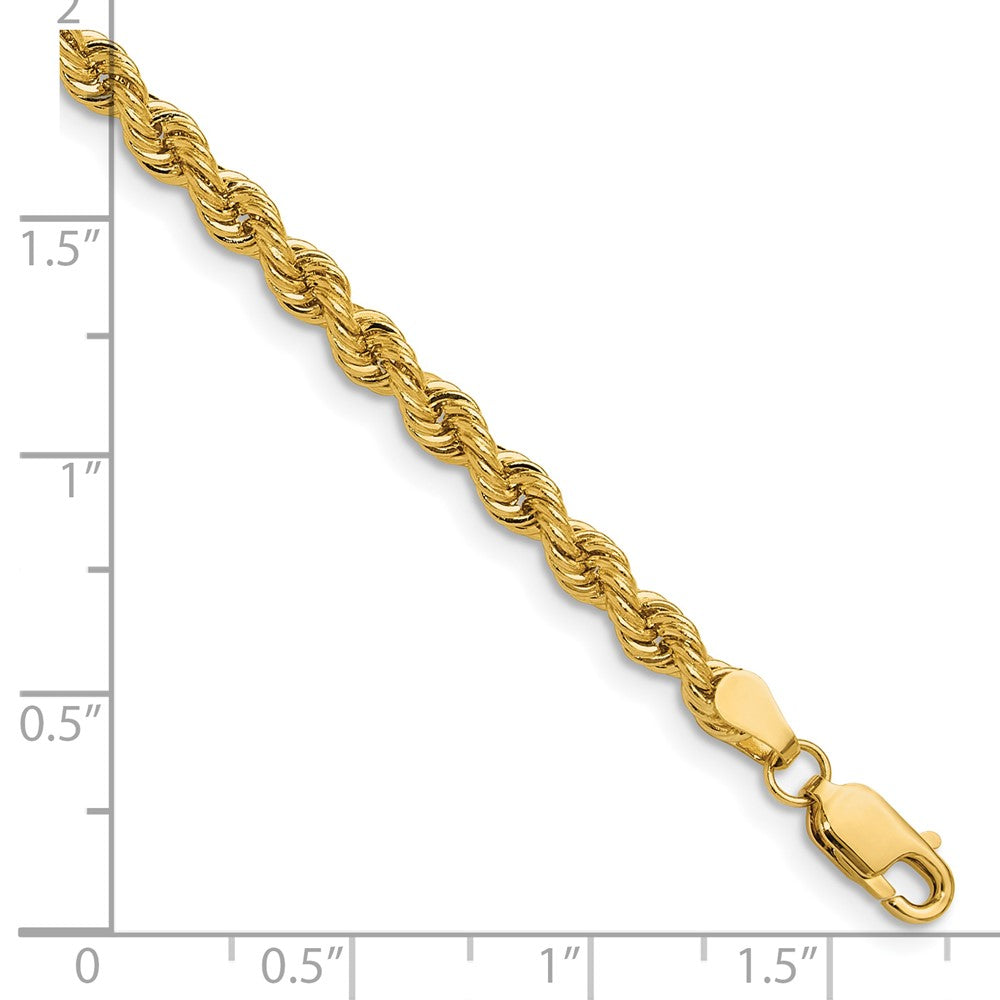 Gold (10K & 14K) Regular Rope Chains — 3.8 mm